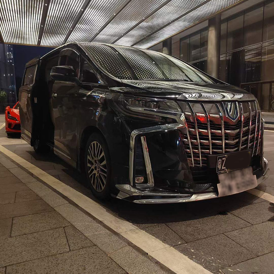 广东省广州市租新款粤港澳两地牌威尔法埃尔法商务车出租费用